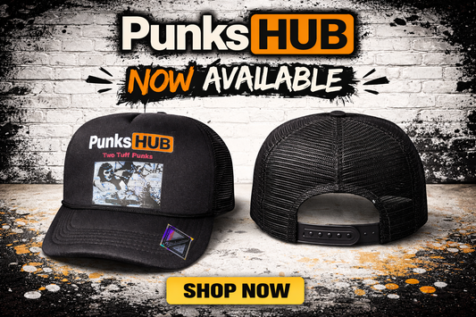 PunksHUB Trucker Hat – Black