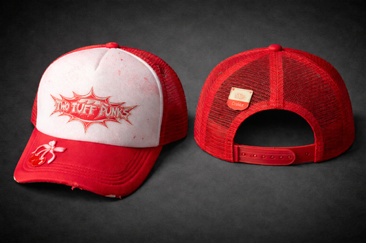 Two Tuff Punks Red Rush Trucker Hat